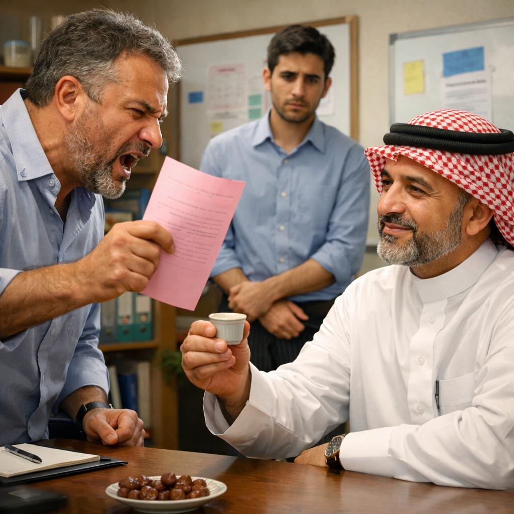 التقرير الوردي .. حين ينتصر الحِلم على الغضب ⚖️ file 000000000314720ab47cbb7621dfd617